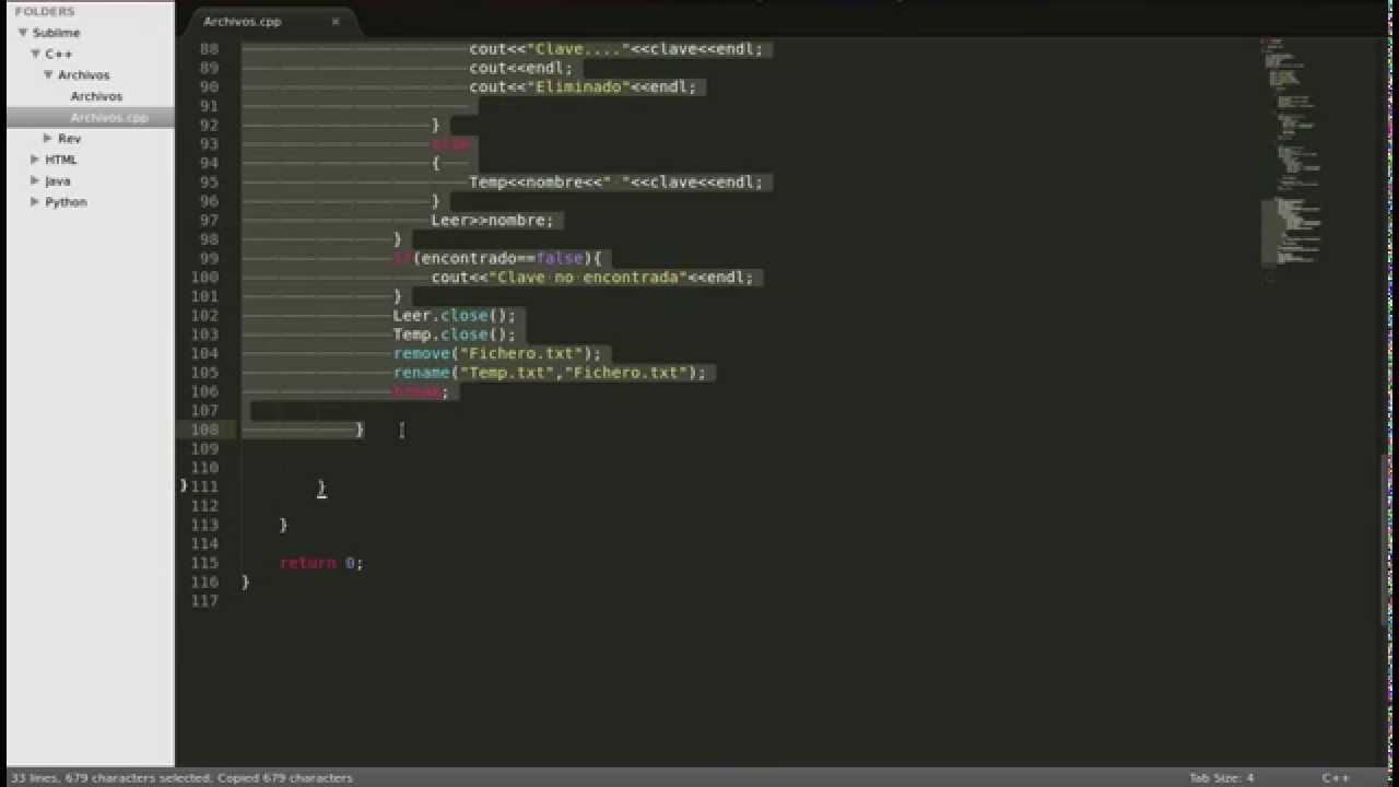 Modificar Registros de Ficheros, C++
