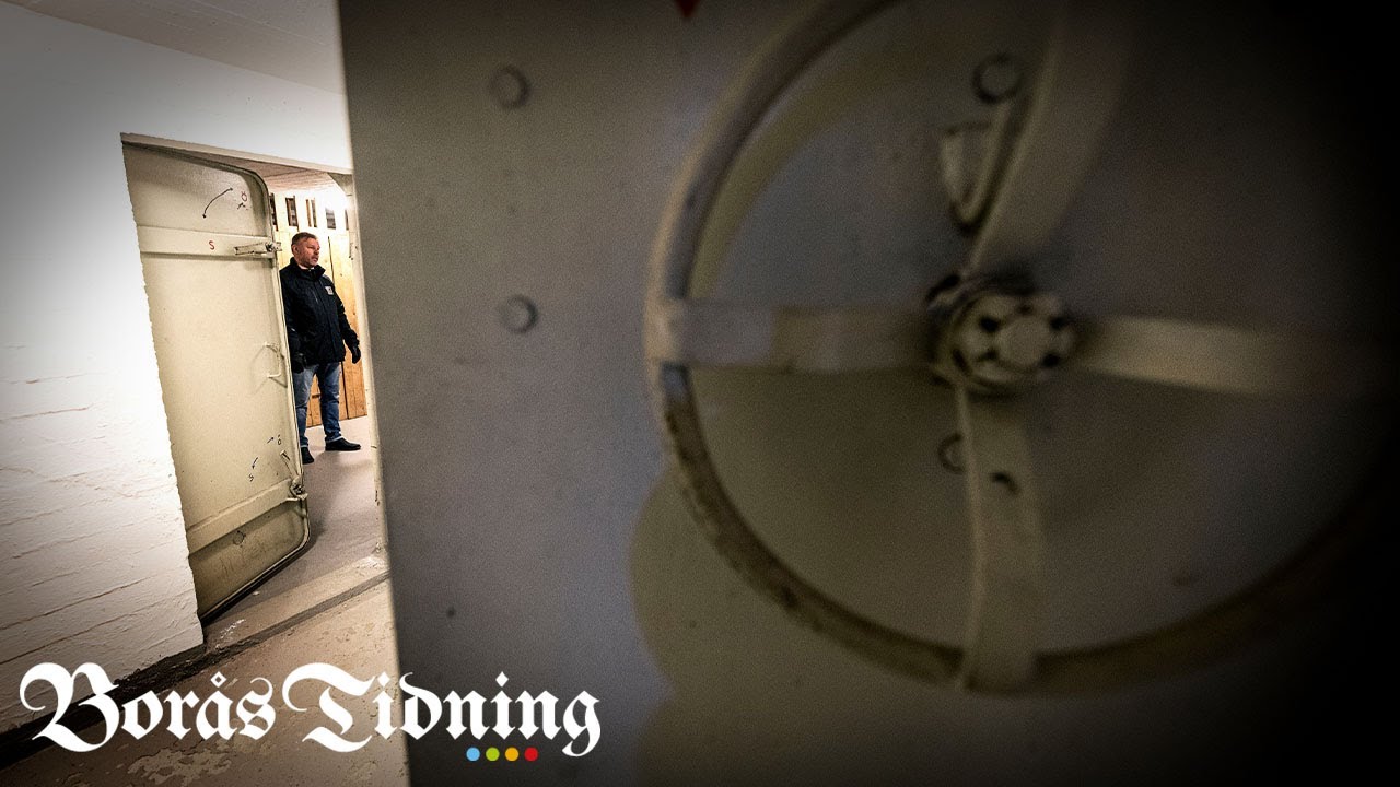 Följ med ner i ett av skyddsrummen i Borås