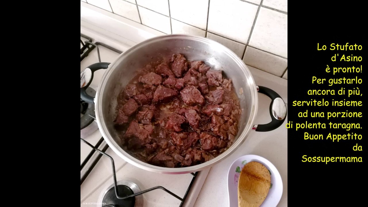 Stufato d'asino: ricetta facilissima
