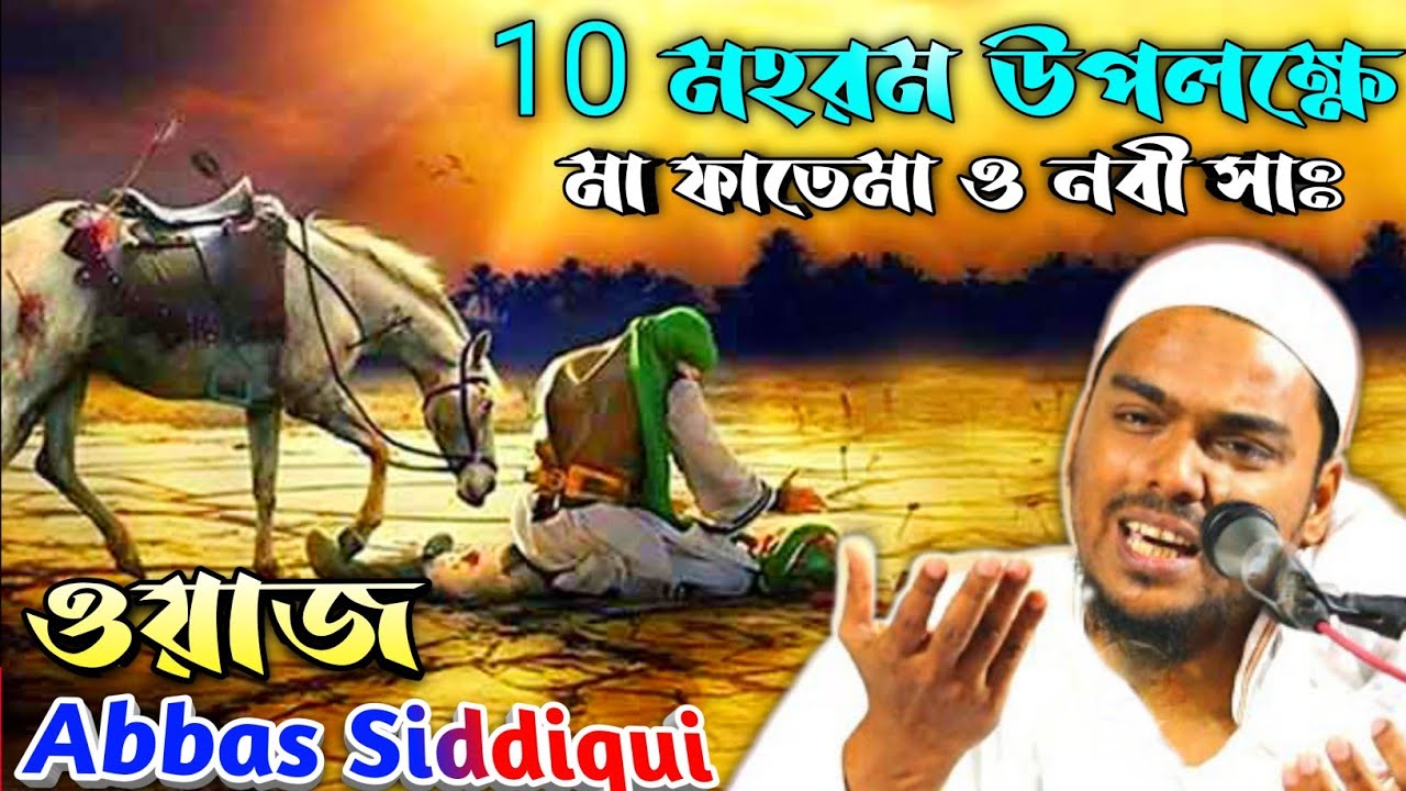 10 মহরম উপলক্ষে ওয়াজ┇pirzada abbas siddiqui waz┇পীরজাদা আব্বাস সিদ্দিকী জলসা