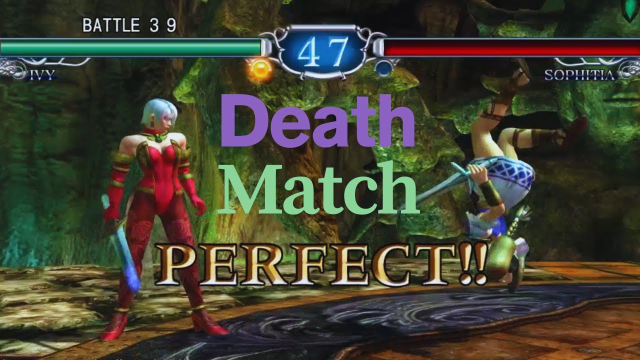 Soul Calibur 2 HD Extra Survival Death Match with Ivy - 52 Wins