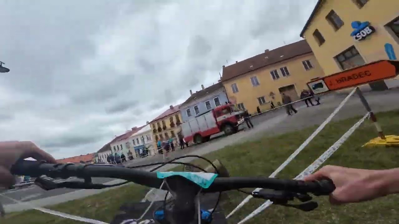 Downtown Dačice 2025 //Czech Urban Downhill Series// POV
