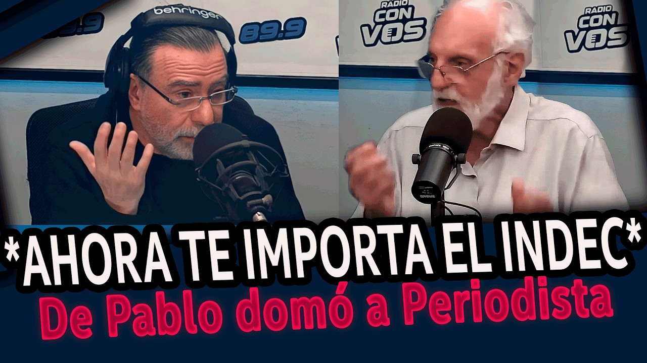 JUAN CARLOS DE PABLO le cantó la verdad en la cara a periodista Anti Milei