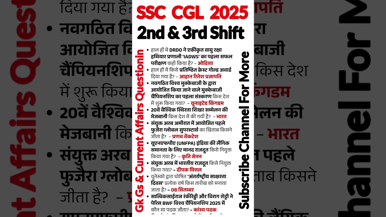 SSC CGL Exam Analysis 2025 | SSC CGL Full Question Answer Analysis | Ssc Cgl Question Answer Today |