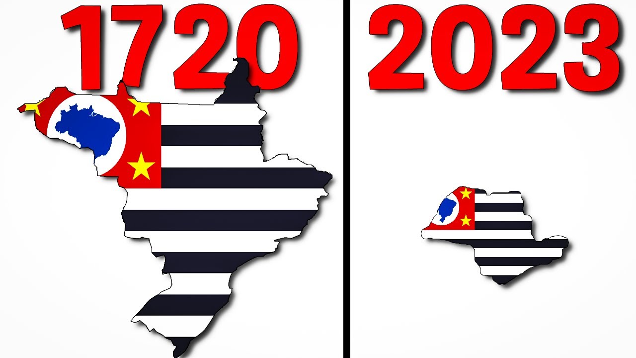 ESTES ESTADOS eram MUITO MAIORES no PASSADO