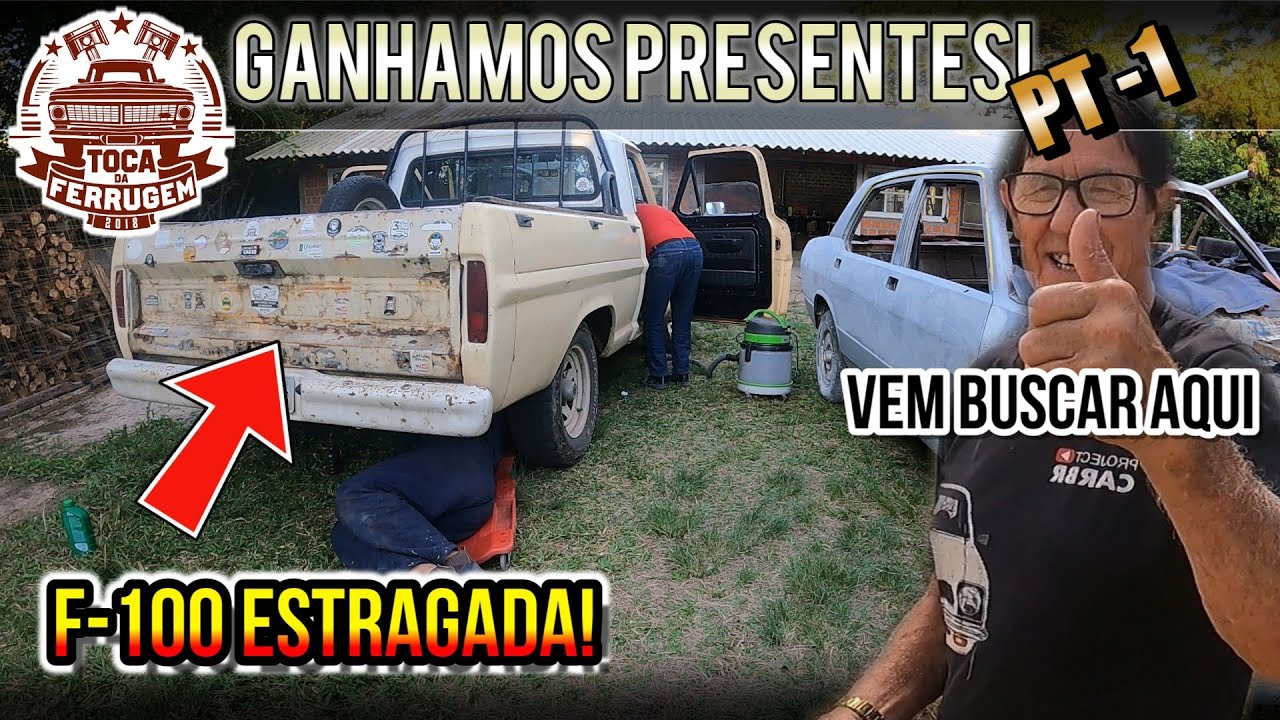 Ganhamos presentes do Kiki e Higino, mas precisamos consertar a F-100 para buscar! (parte 1/2)