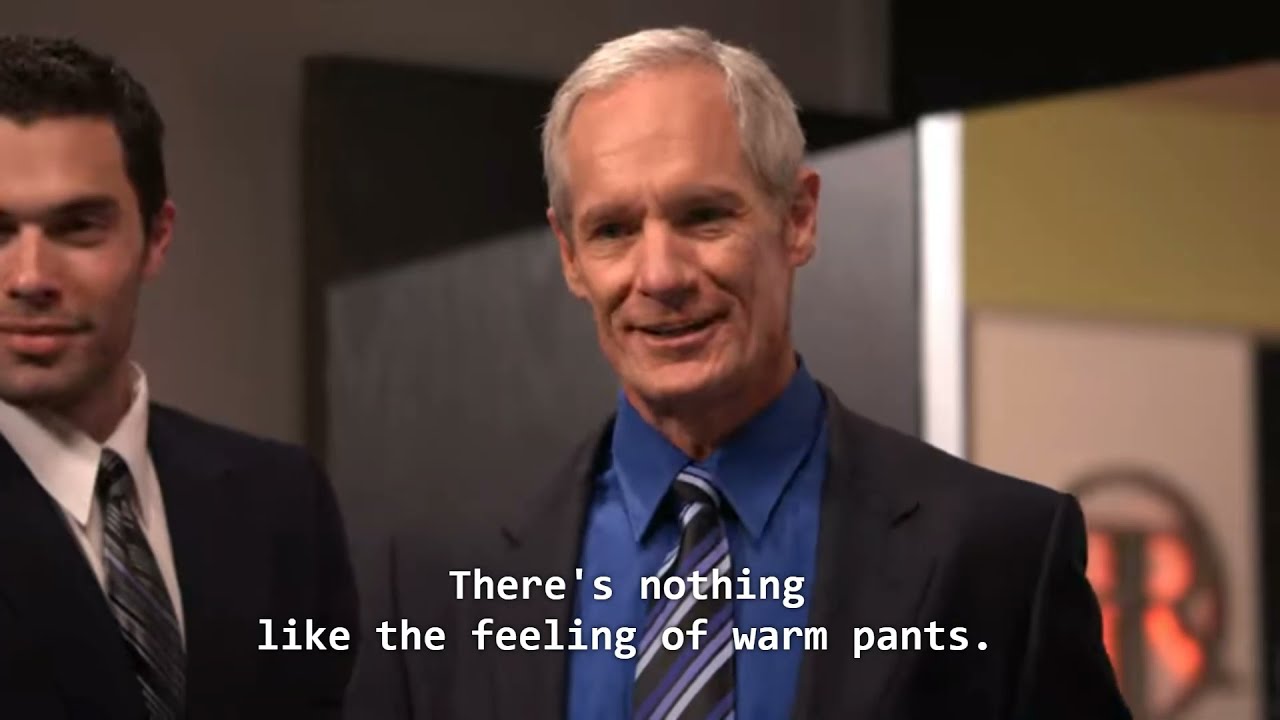 Griffin puts on warm pants