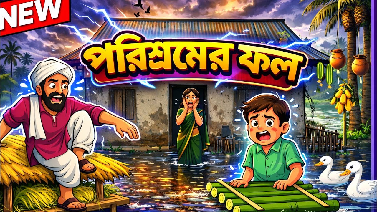 পরিশ্রমের ফল |Rupkothar Golpo|Fairy tales in Bangla| বাংলা অ্যানিমেশন