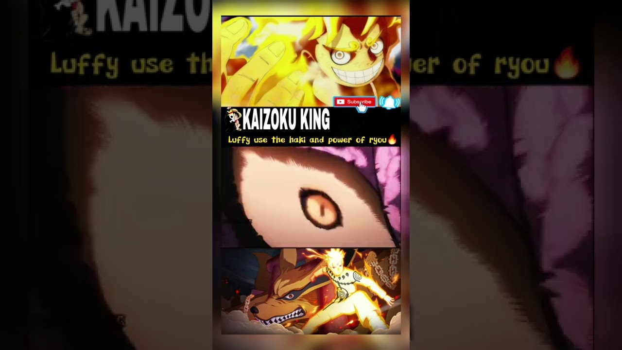 Luffy using ryou and haki #kaizokuking #anime #shorts #onepiece #luffy #haki #ryou #op #monkeydluffy