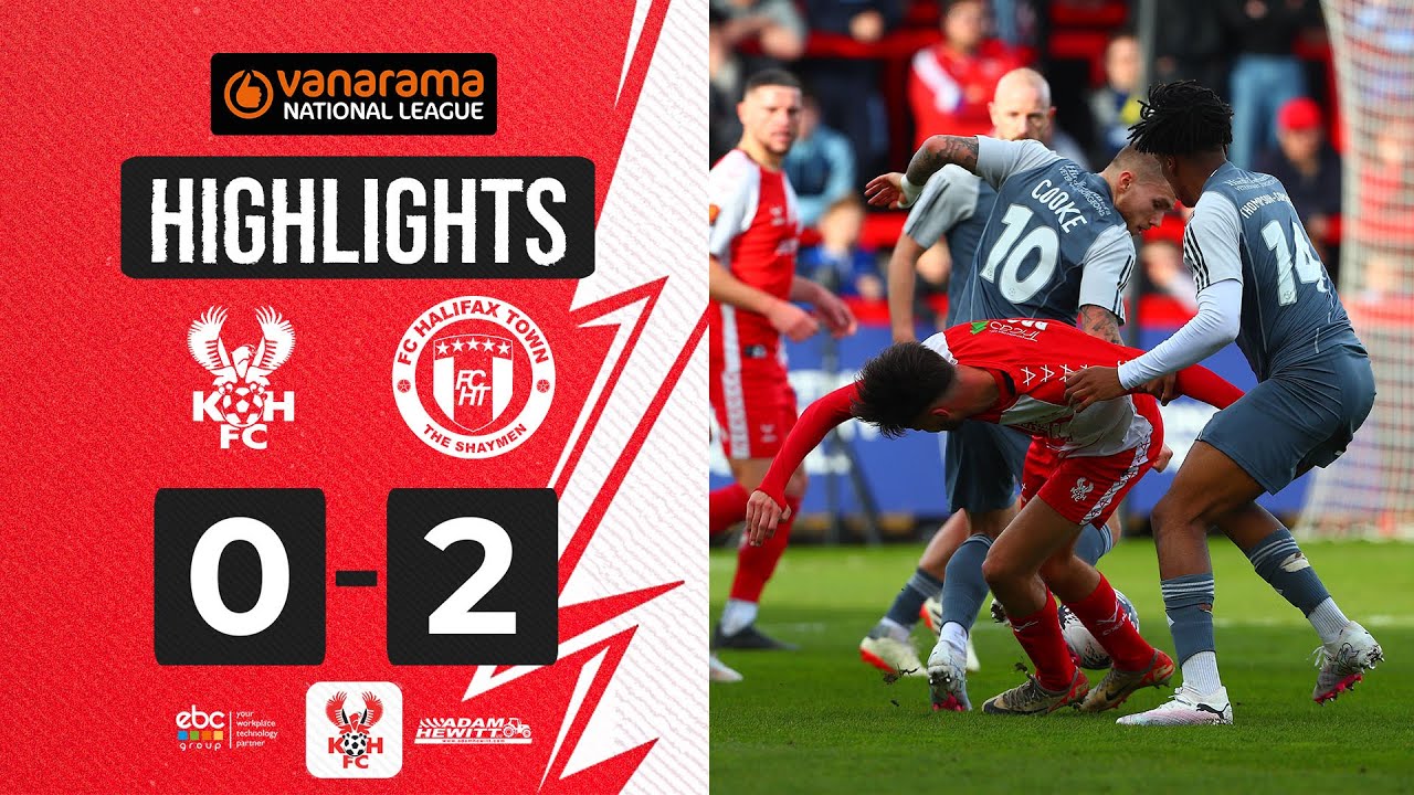 📺 HIGHLIGHTS | 6 Apr 24 | Harriers 0-2 FC Halifax Town