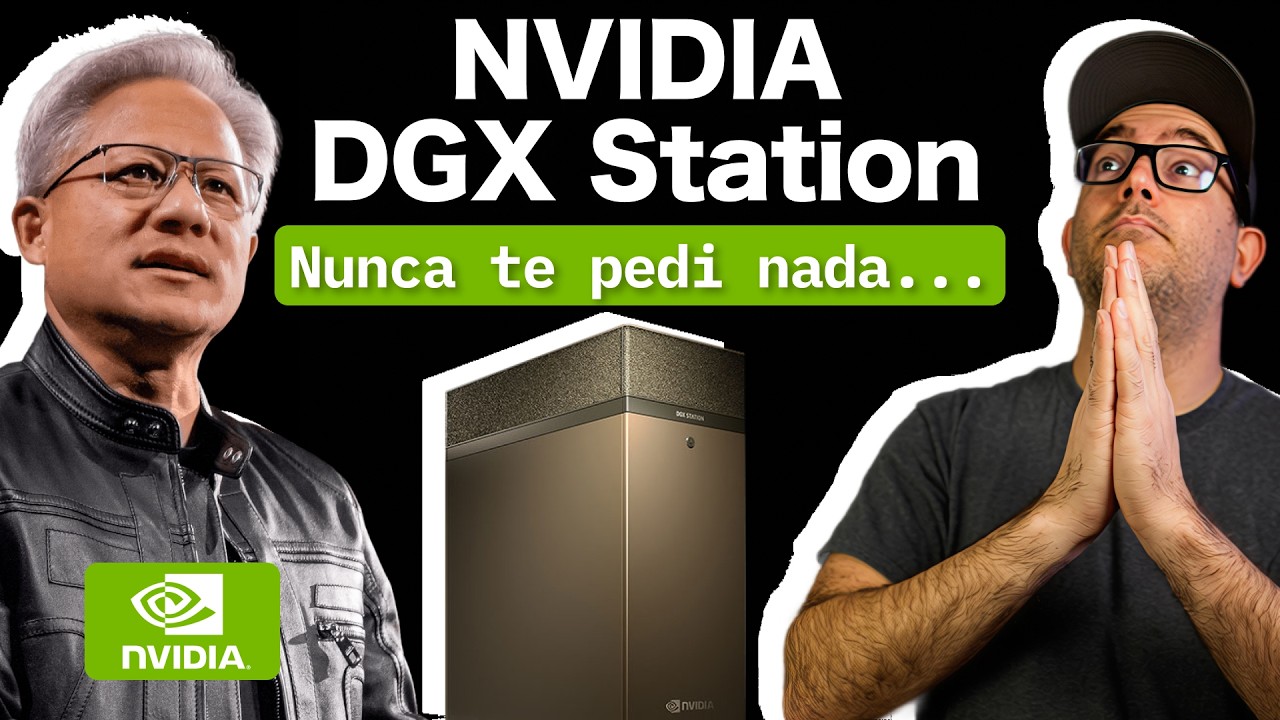 NVIDIA DGX Station: o computador MAIS PODEROSO do mundo pra rodar LLM (evolução ABSURDA)
