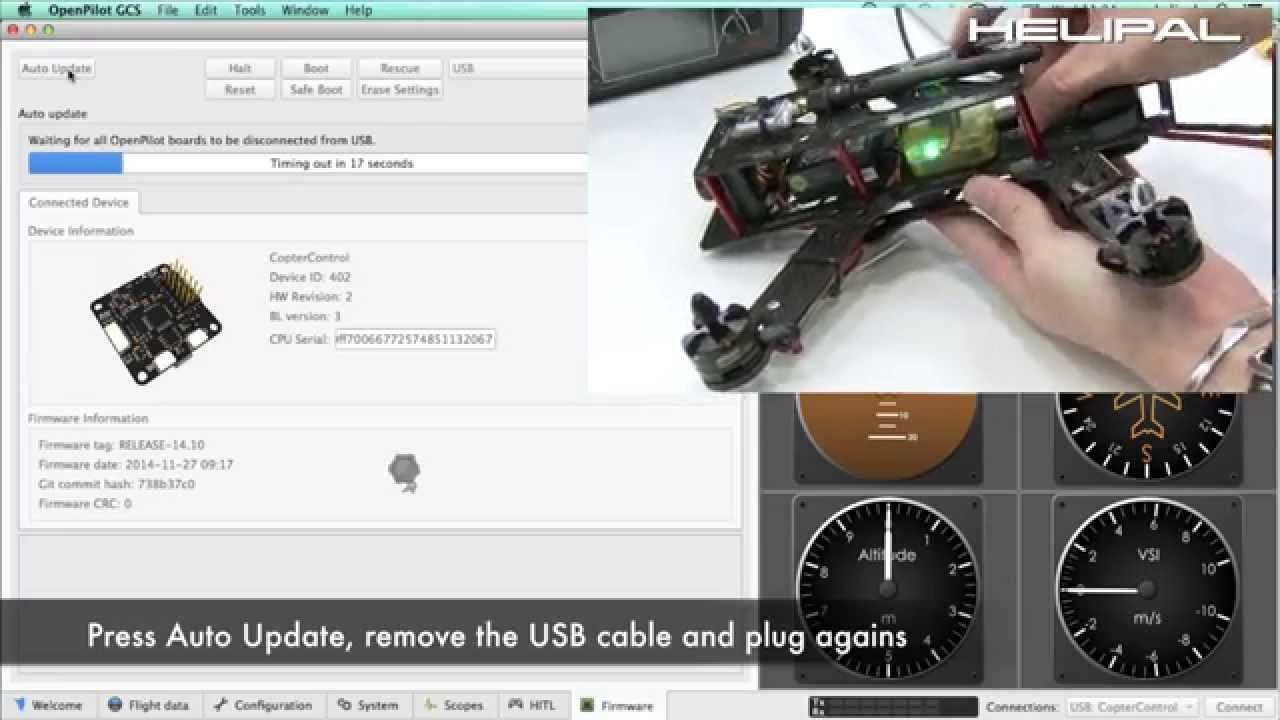 How to Setup a Storm Racing Drone CC3D Filght Controller (Firmware v14.10) - HeliPal.com