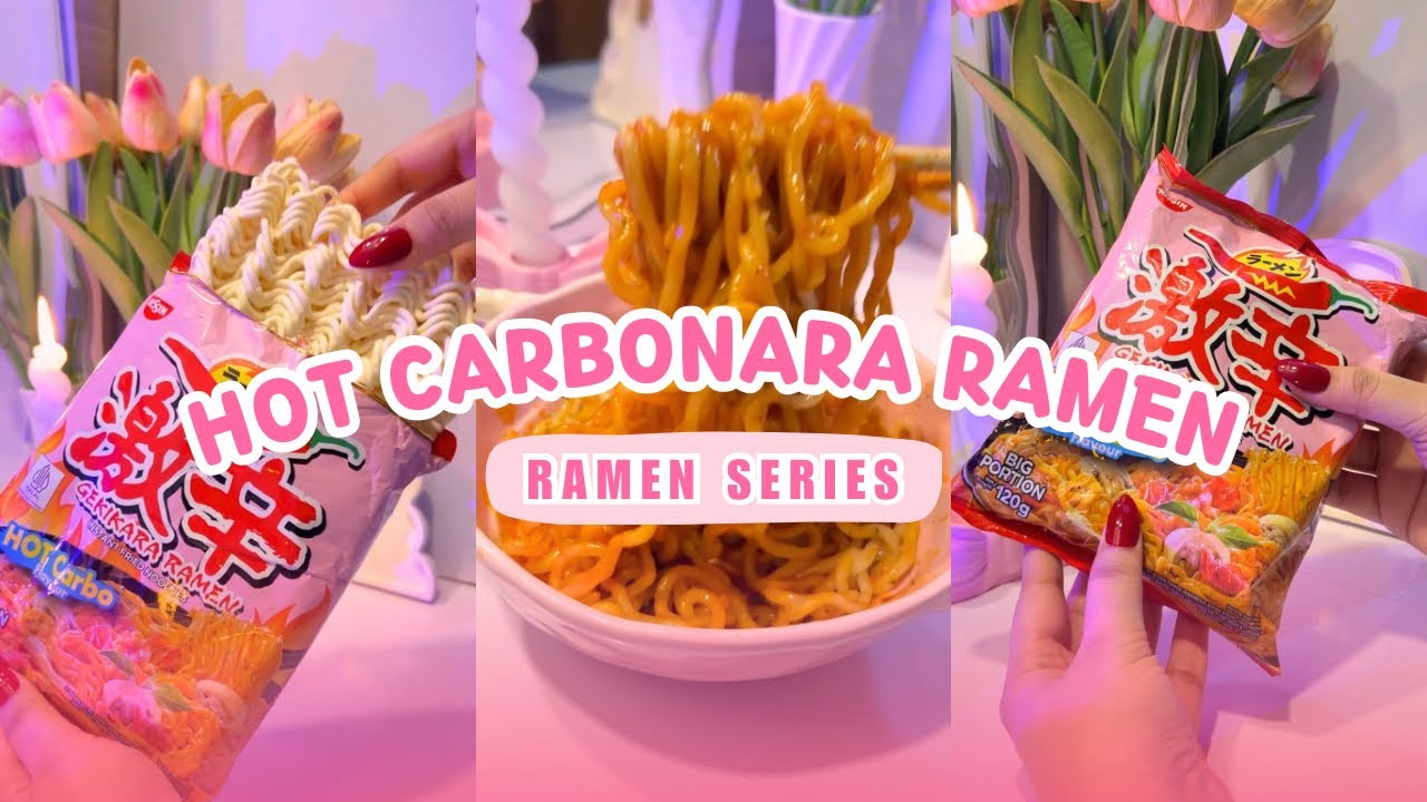 Gekikara Hot Carbonara Ramen | Stir Fry Noodles | Ramen Series
