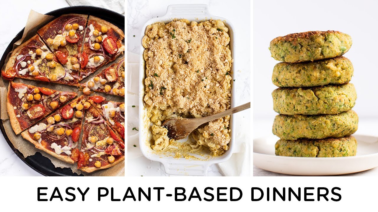 EASY PLANT BASED DINNERS ‣‣ weeknight dinner ideas