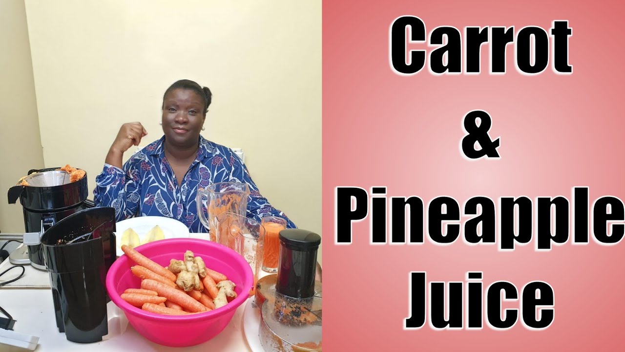 # Lidil  SilverCrest Juicer. Carrot and Pineapple Juice with Ginger(Nov 2020)