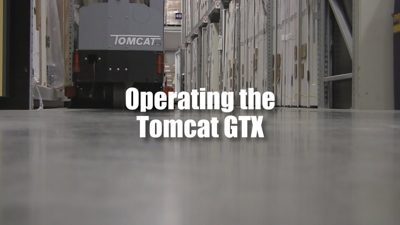 Tomcat floor scrubber with Diamabrush training wmv