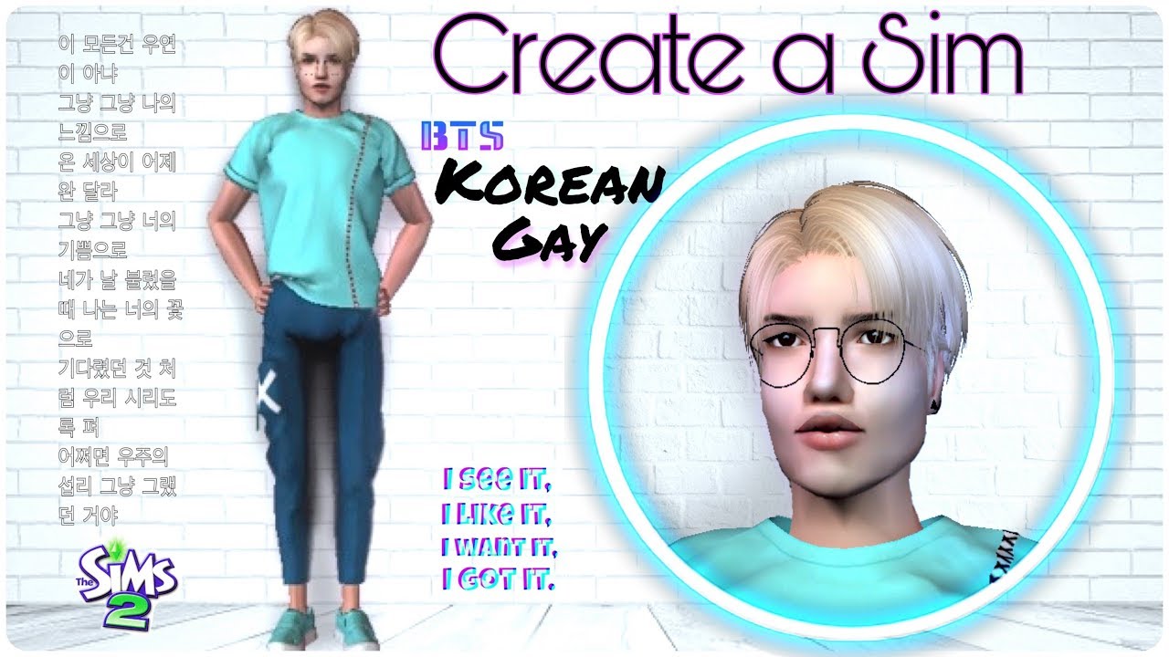 The Sims 2 | Create A Sim | Korean guy