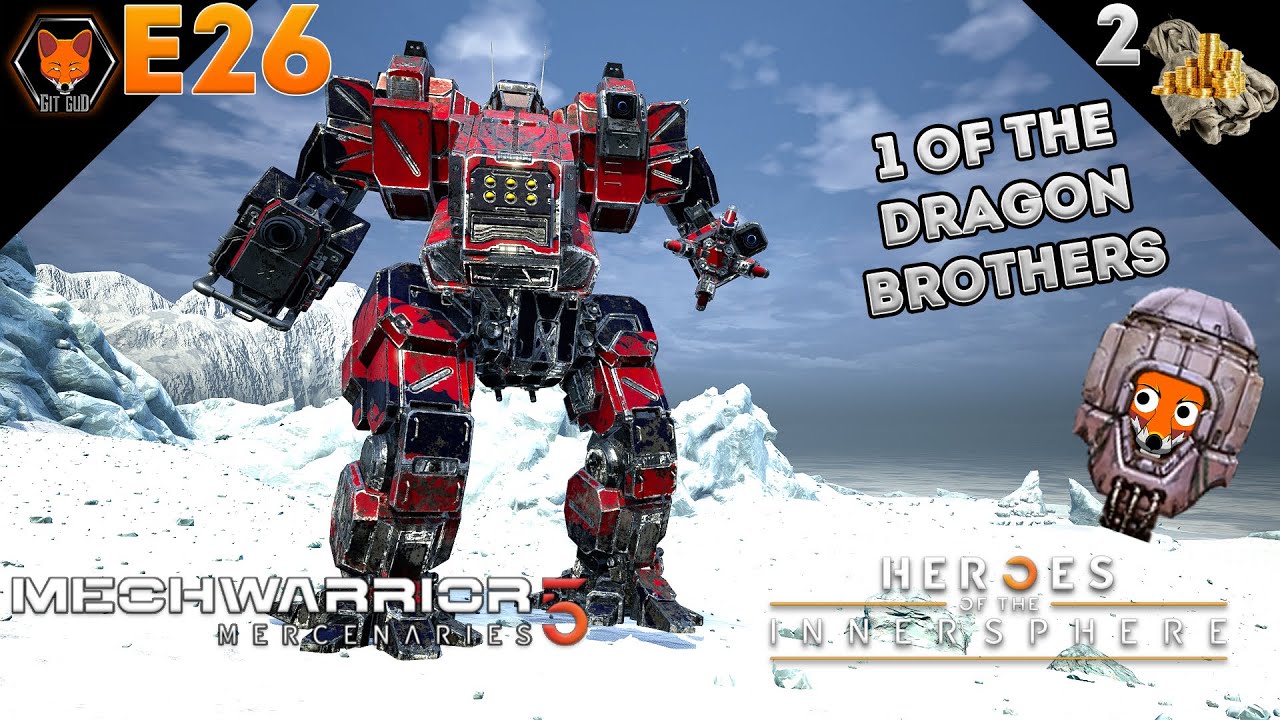HERO Mech: Dragon-FANG! (MechWarrior 5 Mercenaries Heroes of the Inner Sphere Episode 26!)