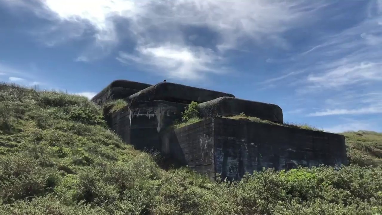 The Atlantic Wall coastal battery of the Kriegsmarine in Scheveningen
