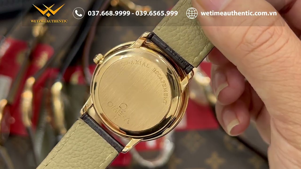 [SALE MẠNH] LÔ ĐỒNG HỒ OMEGA VÀNG ĐÚC 18K NGUYÊN KHỐI CHÍNH HÃNG