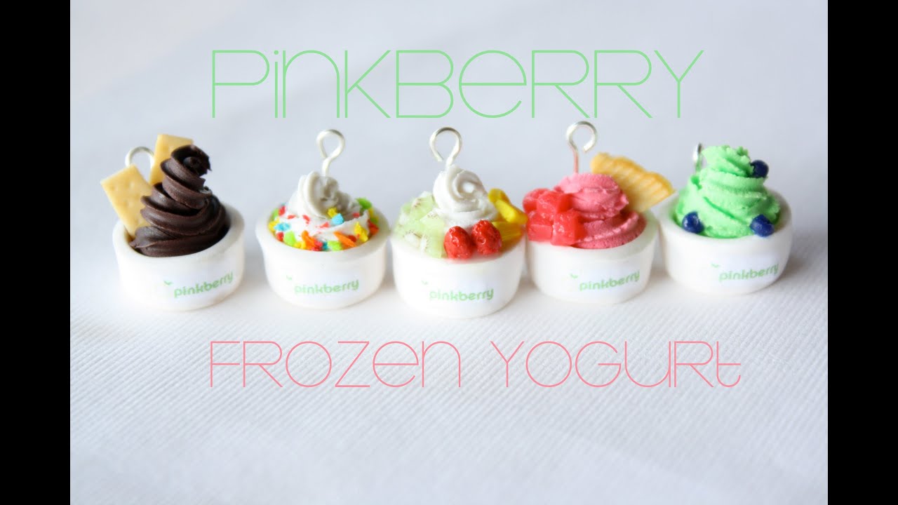 Pinkberry Frozen Yogurt - Clay Ice Cream Tutorial