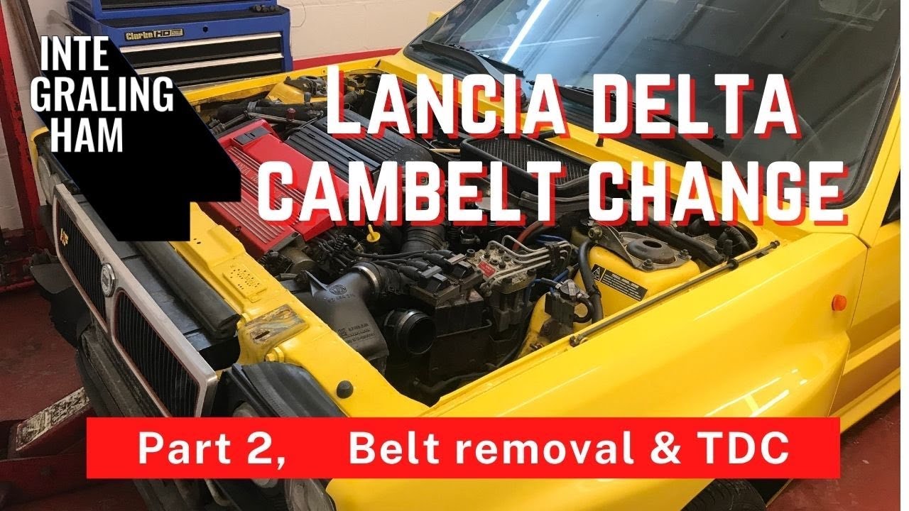 Lancia Delta cam belt change. Part 2