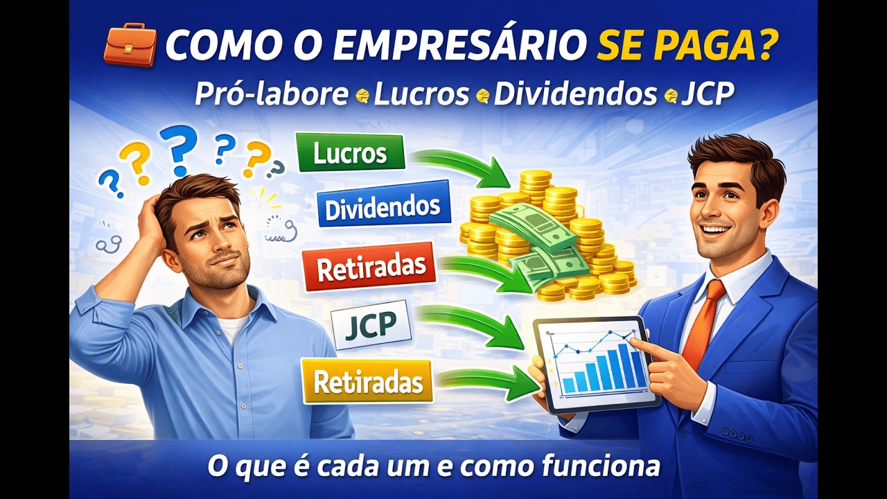 Tipos de Remuneração do Empresário: Dividendos, pró-labore, JCP, entenda todas!