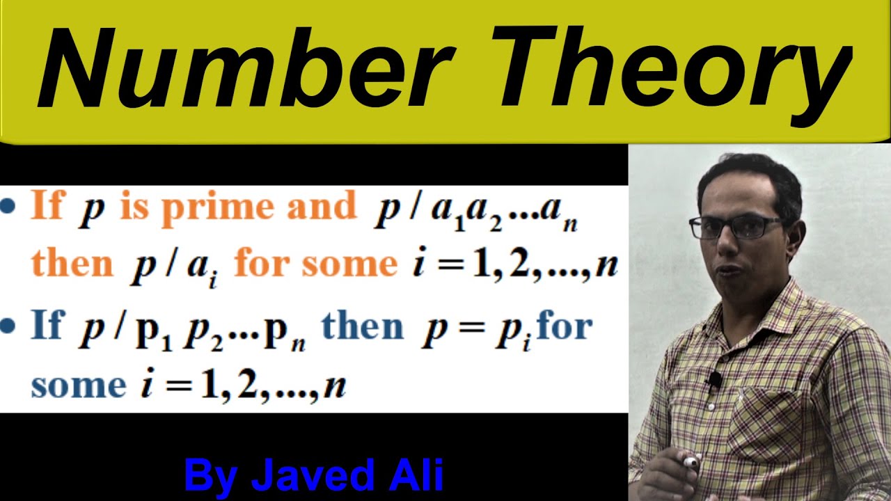 If p divides a1a2...an, then p divides some ai for i=1,2,...,n. Lec_26 Number Theory.,