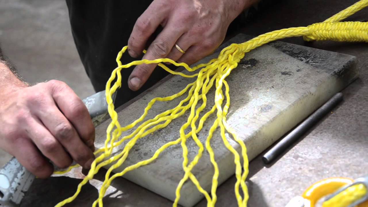 EASY TRICK TO SPLICE A PLASMA WINCH ROPE