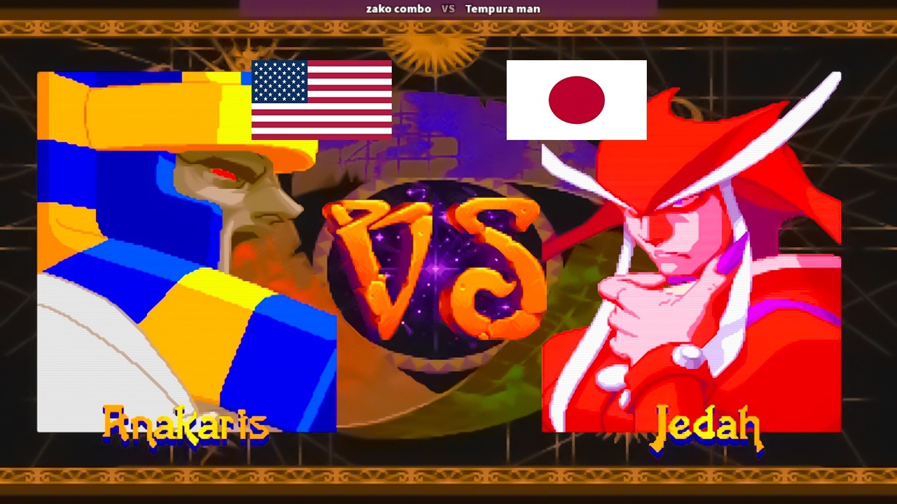 Vampire Savior - Zako Combo Vs Tempura Man