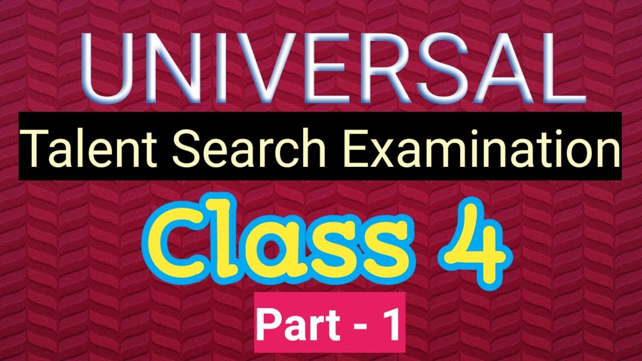 UTSE | Экзамен Universal Talent Search | Тест GK | 4 класс | Онлайн-занятия | Олимпиада | NCERT