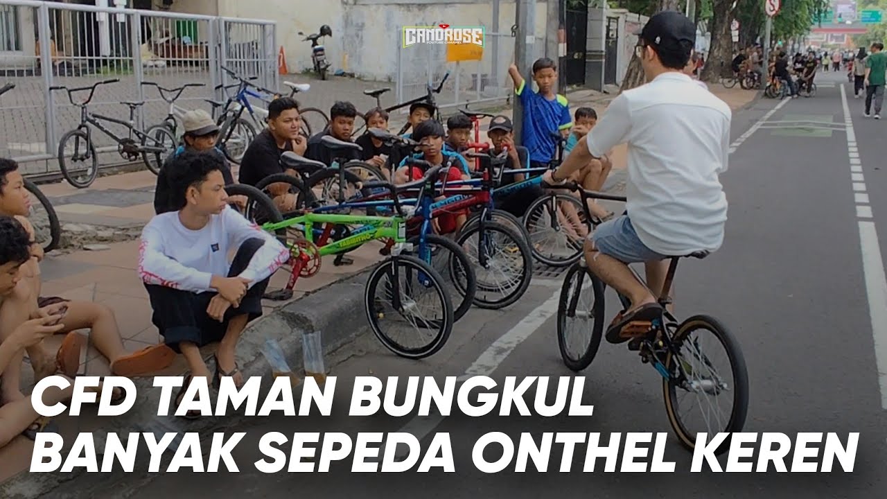 NGONTHEL CFD BUNGKUL BANYAK ONTHEL KEREN | BALAP SEPEDA ONTHEL SURABAYA