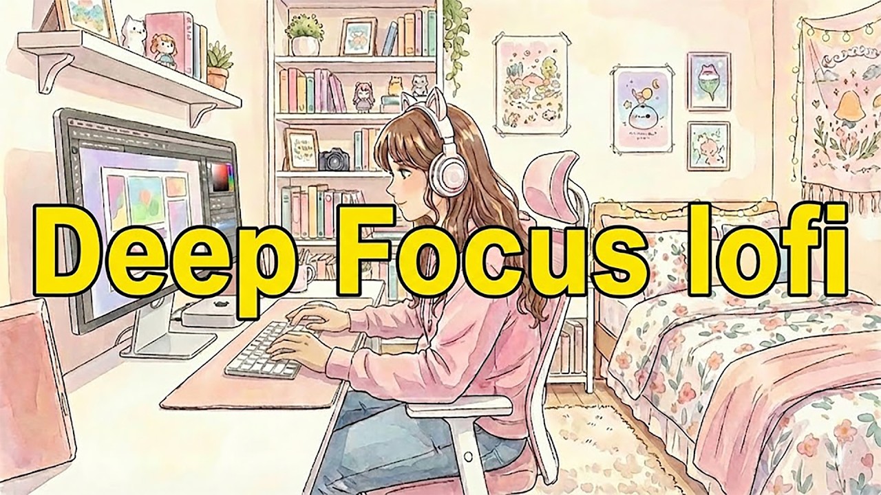 Deep Focus lofi 📚 | calm beats to study & work 🌿 #lovelofisongs
