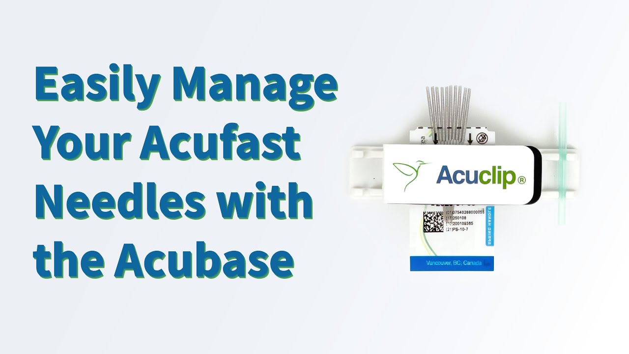 How to use the Acubase to Manage your Acufast Earth Friendly Needles