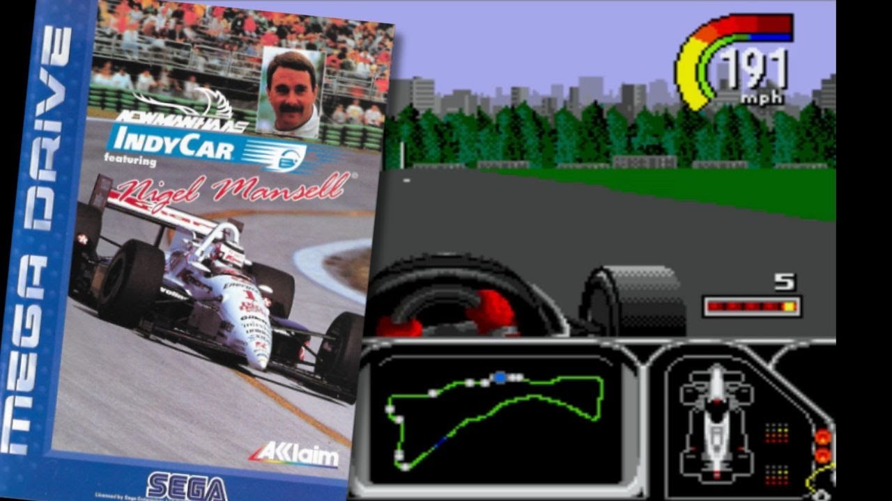 Newman Haas IndyCar featuring Nigel Mansell Mega Drive