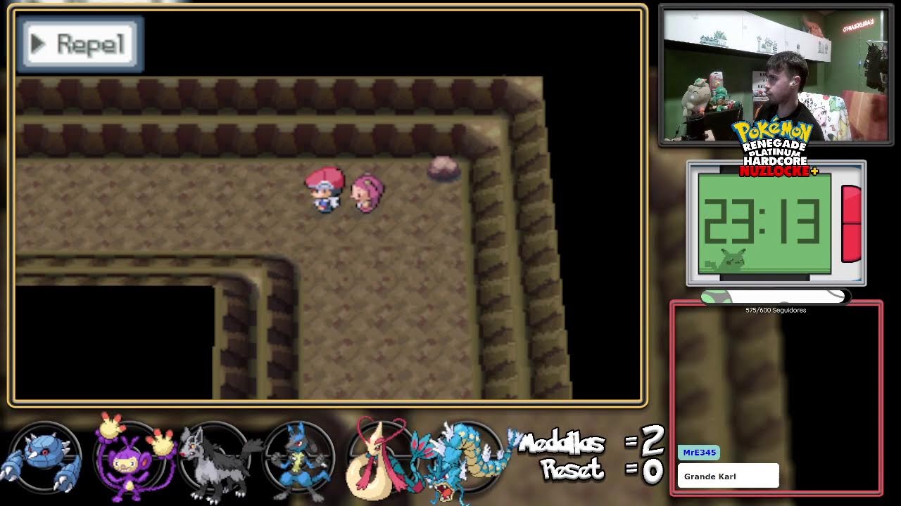 HOY FUI AL PSIQUIATRA | POKÉMON RENEGADE PLATINUM HC+ DEATHLESS [DIA 2] | !captura !video