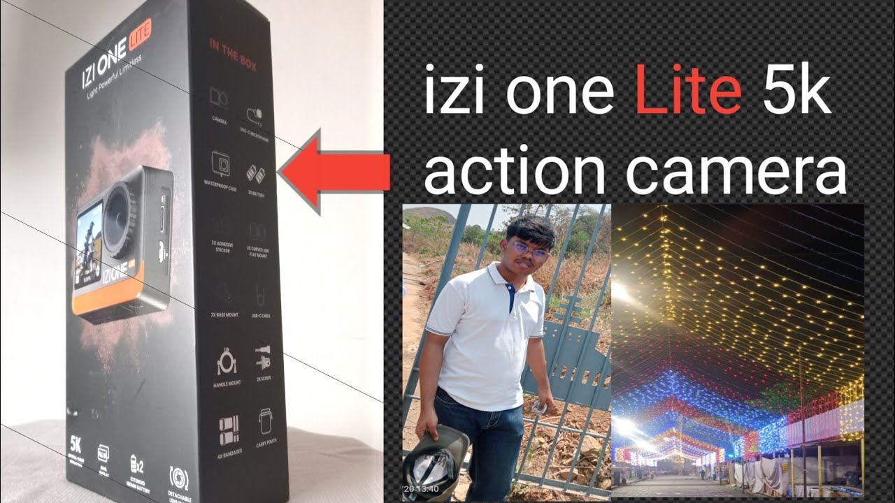 izi one Lite action 5k camera 📸 💯❤️ izi one Lite action camera 🎁 Unboxing