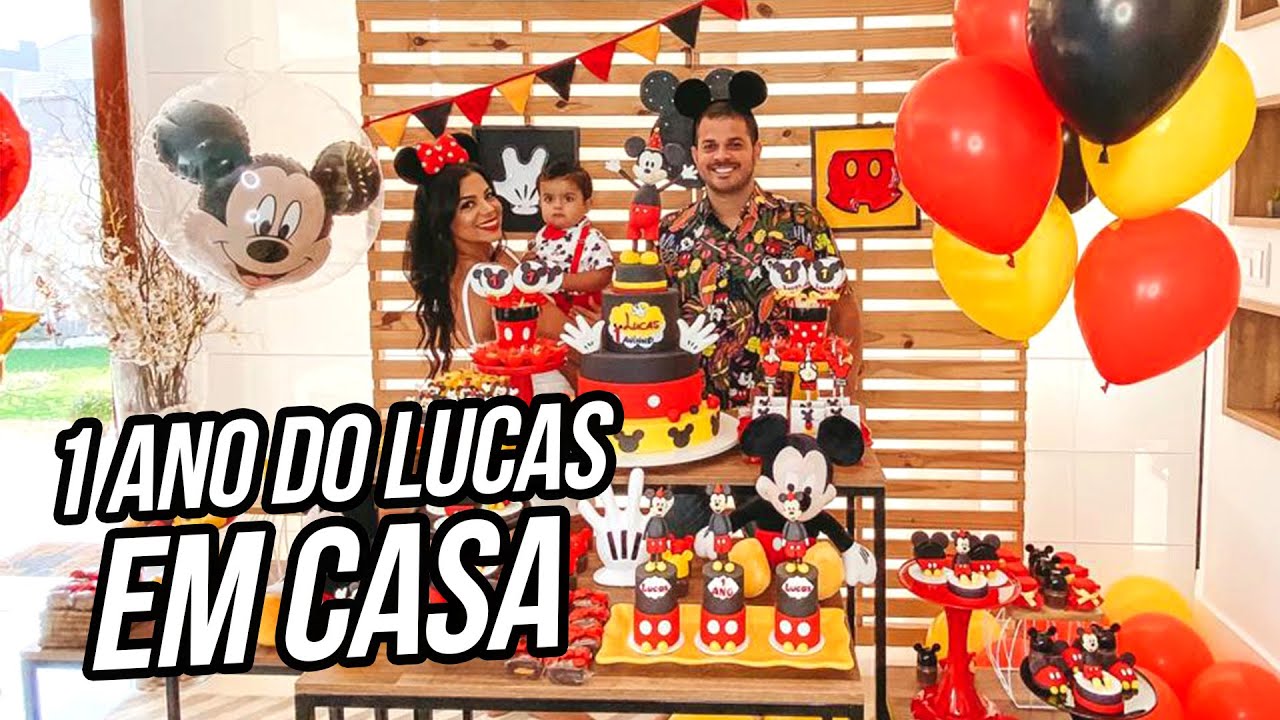 1 ANO DO LUCAS EM CASA