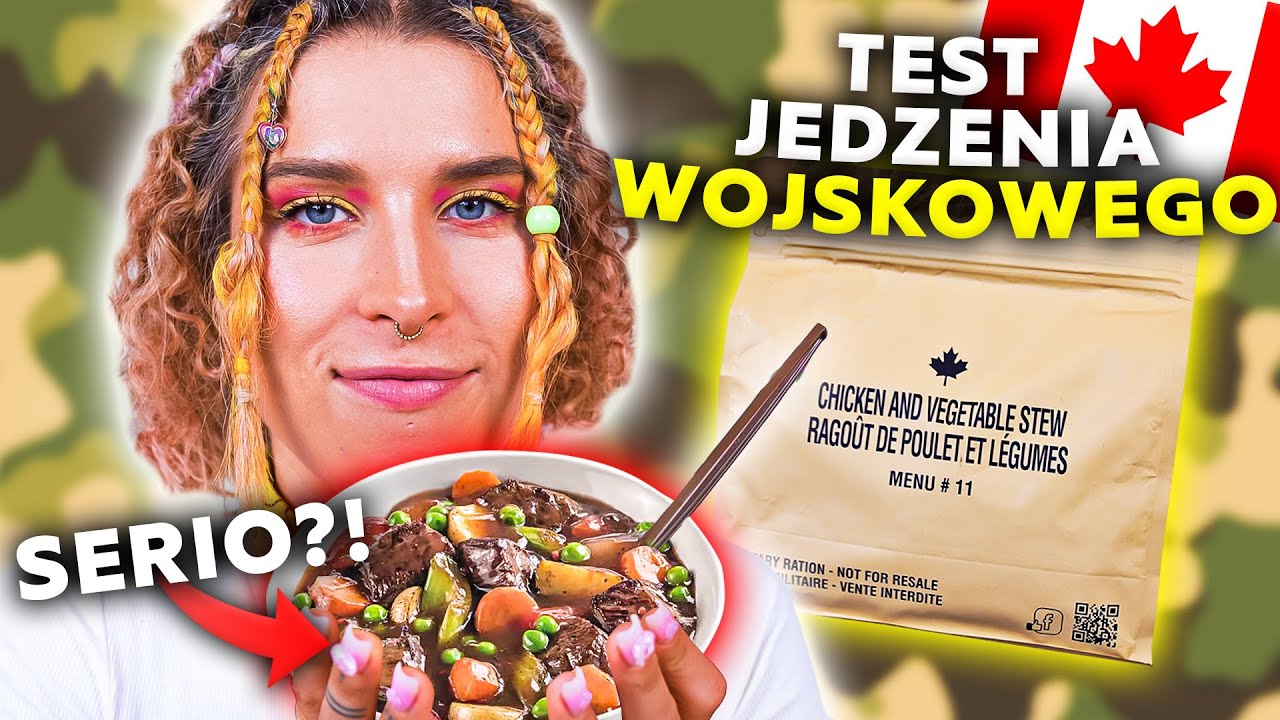 CO JEDZĄ KANADYJSCY ŻOŁNIERZE? 😱 TEST wojskowych racji żywnościowych MRE! Agnieszka Grzelak Vlog
