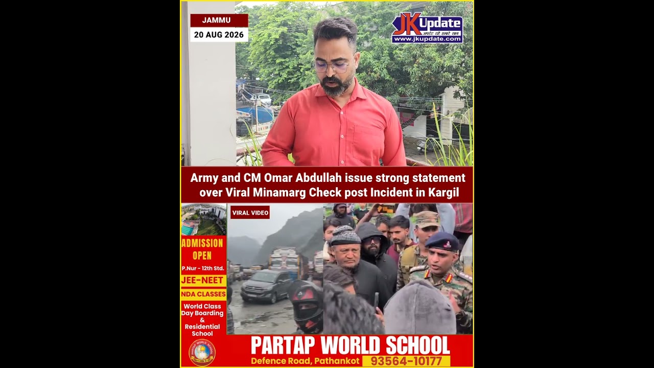 Army and CM Omar Abdullah issue strong statement over Viral Minamarg Check post Incident in Kargil