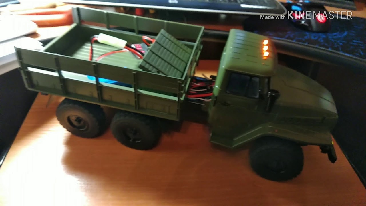 Rc Урал 4320, Свет, звук. MZ YY2004. RC TRUCK FLASHING LIGHT, SOUND.