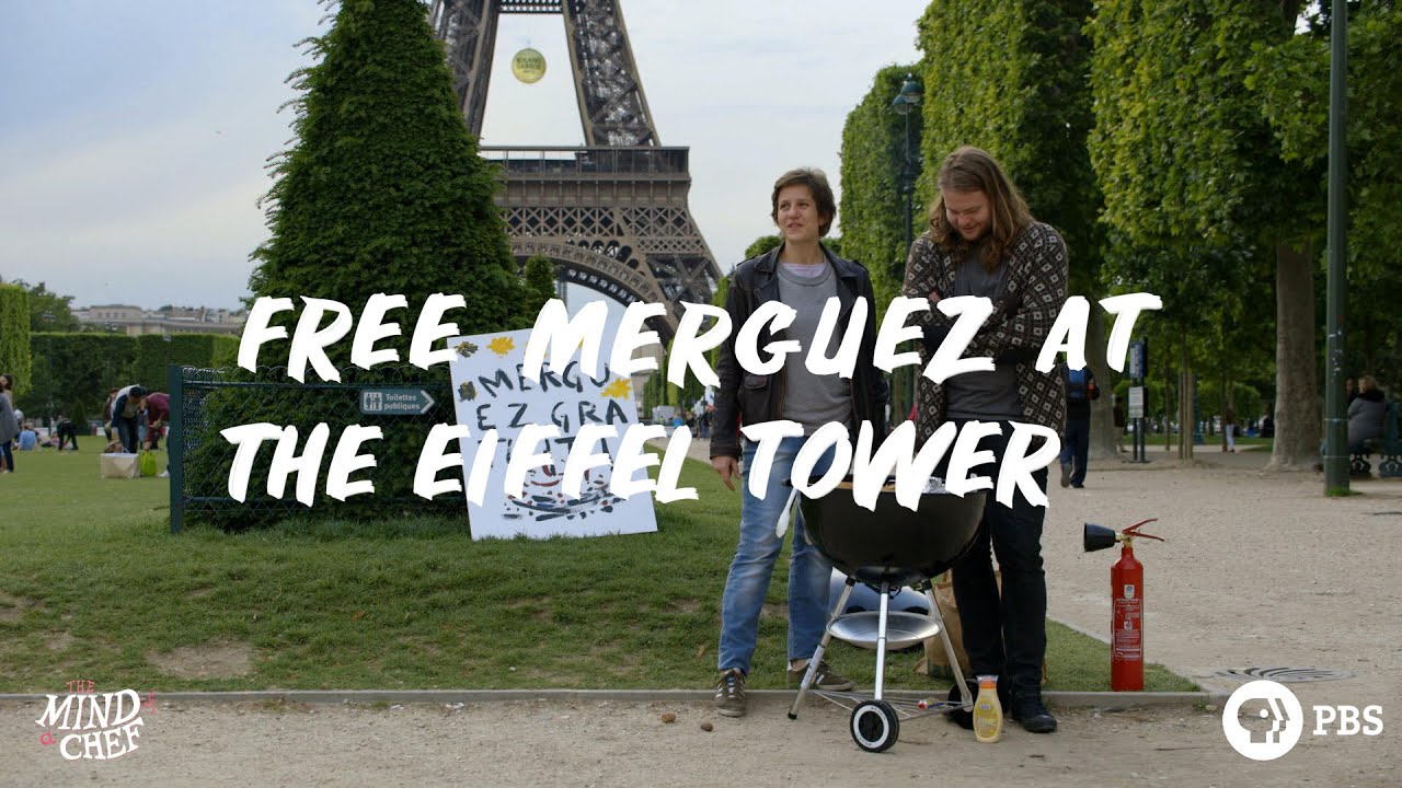 Free Merguez At The Eiffel Tower With Magnus Nilsson And Adeline Grattard