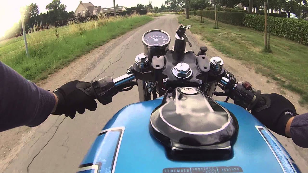 Honda cx 500 on board gopro hero3