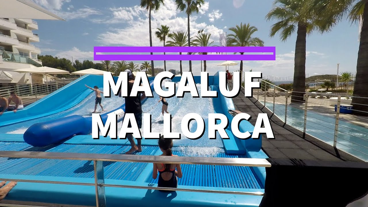 Autumn in Mallorca - Magaluf Walking Tour (Part 2) with Ambient Sound