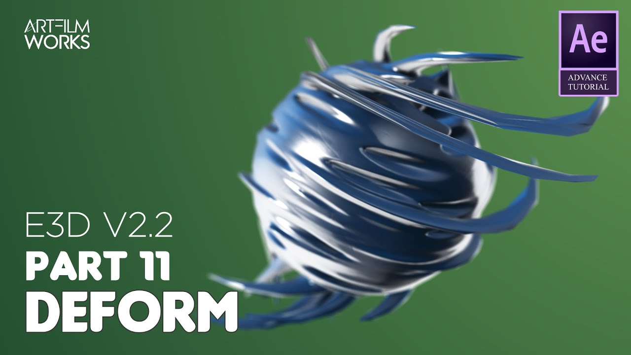 How to use Deform in Element 3D V2.2 | Part 11 | After Effects Hindi Tutorial