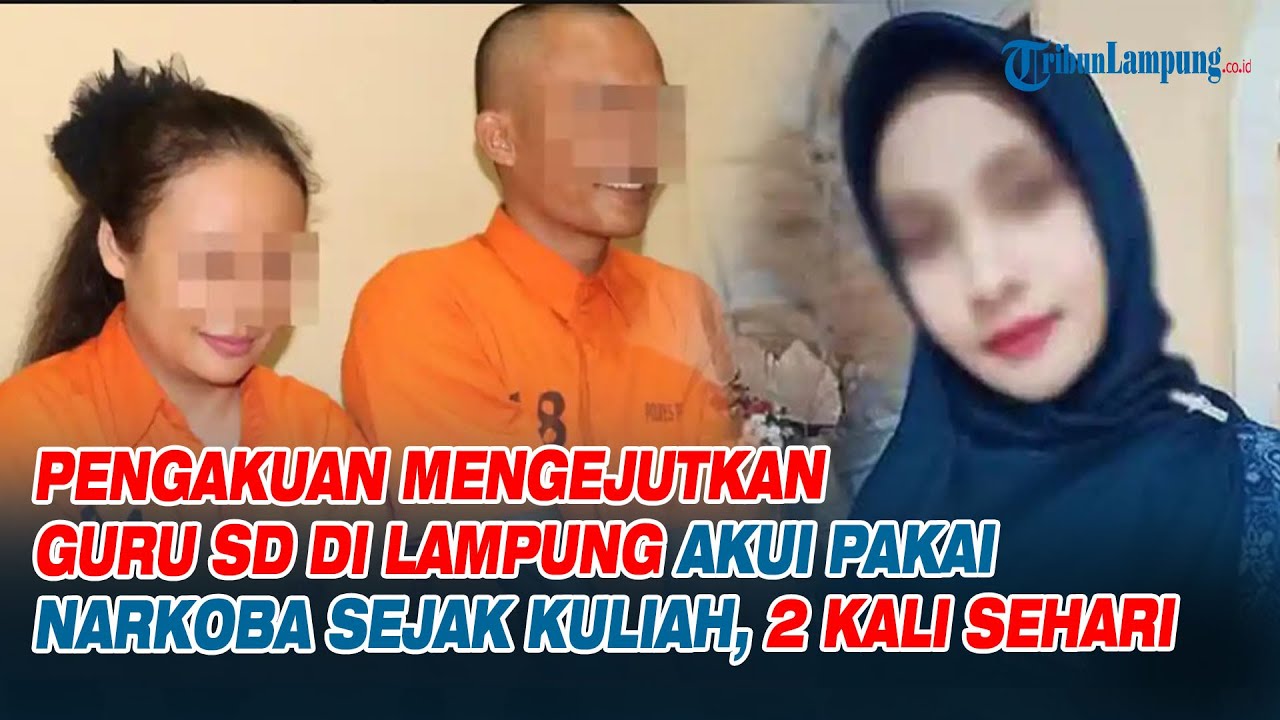 Ibu Guru SD di Lampung Pakai Narkoba Sejak Kuliah, Dua Kali Sehari