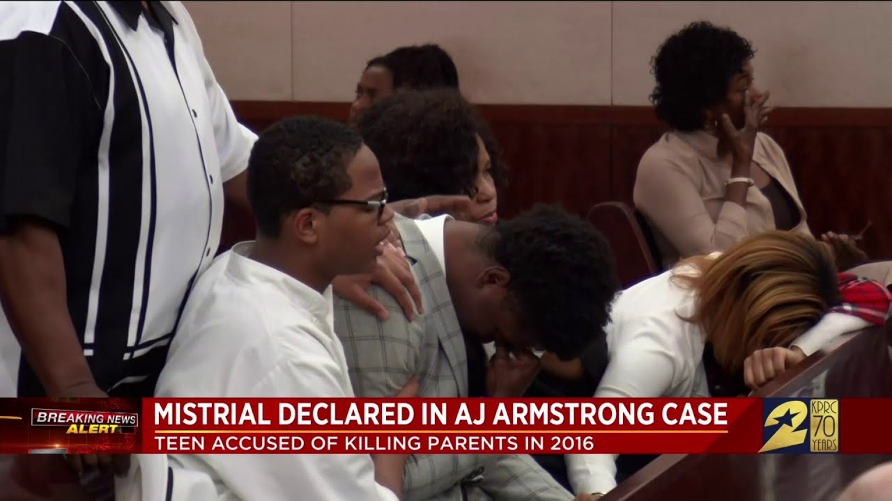 Mistrial declared in AJ Armstrong case