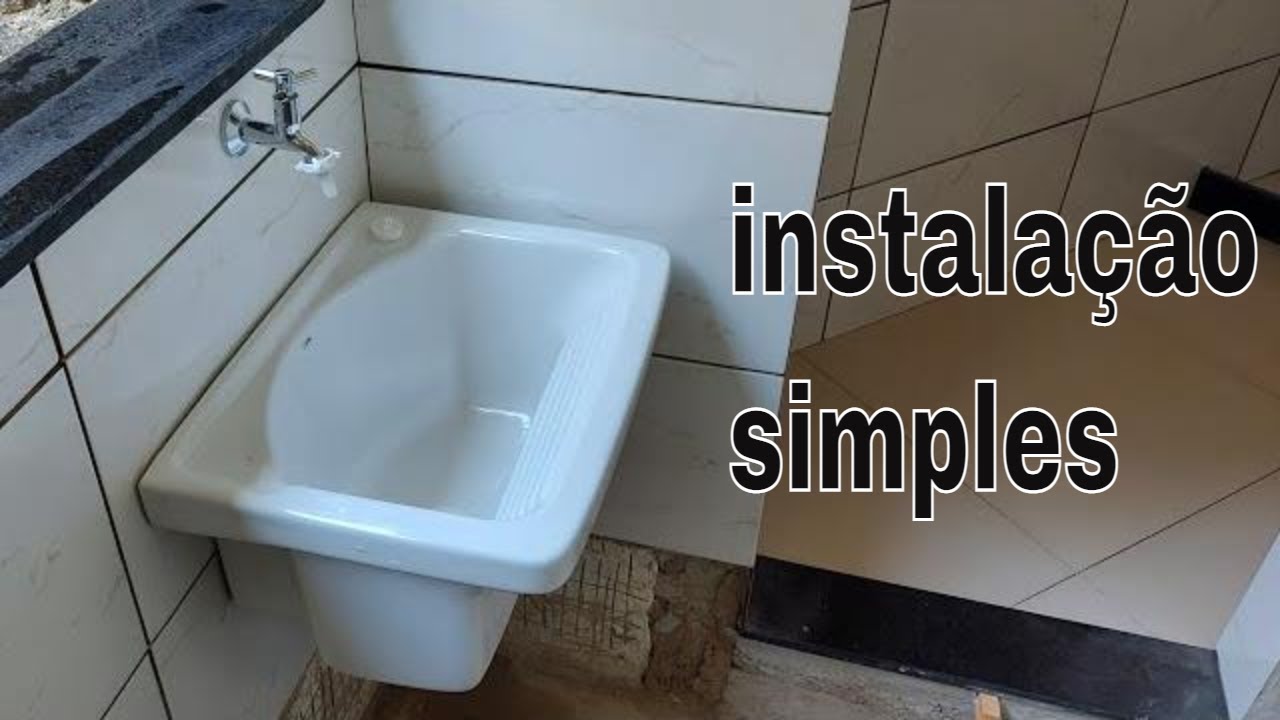 Como instalar tanque de lavar roupas