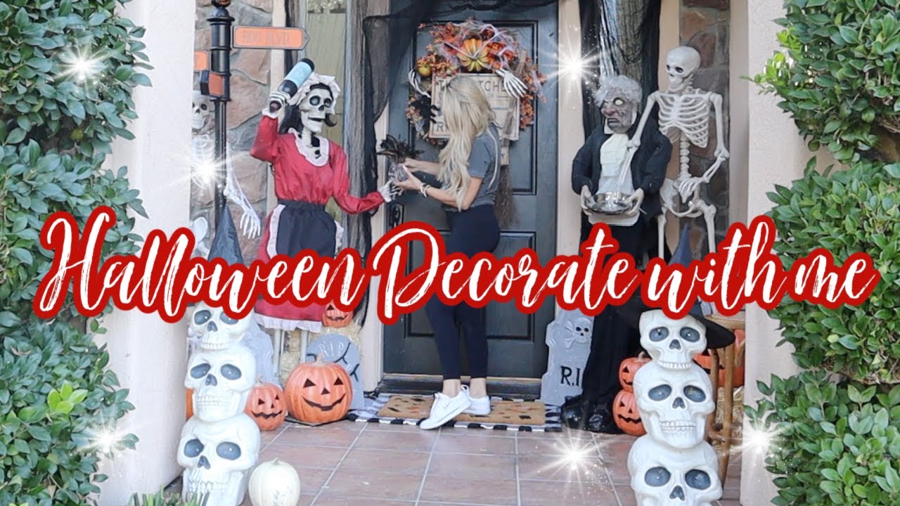 HALLOWEEN DECORATE WITH ME // better late than never 👻