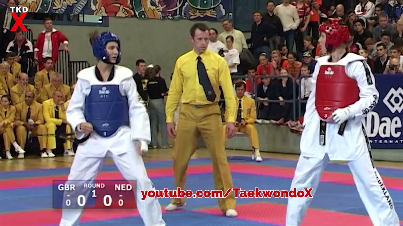 Sarah Stevenson (GBR) v A Van Deursen (NED) Female Middle Weight Semi Final Taekwondo Euros 2006